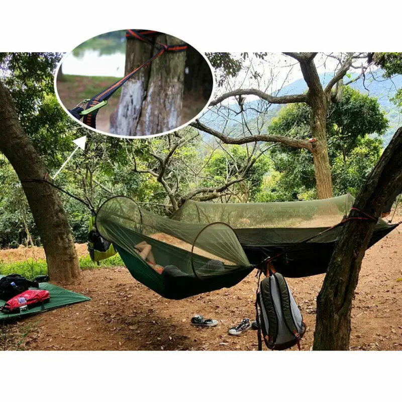 2pcs Hammock Straps Reinforced Polyester High Load-Bearing for Outdoor Camping gallery