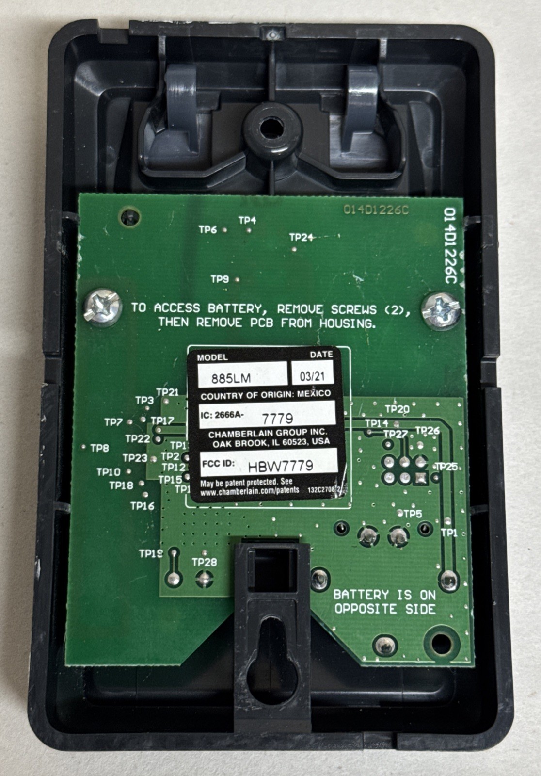 LiftMaster 885LM Wireless Control Panel OEM gallery