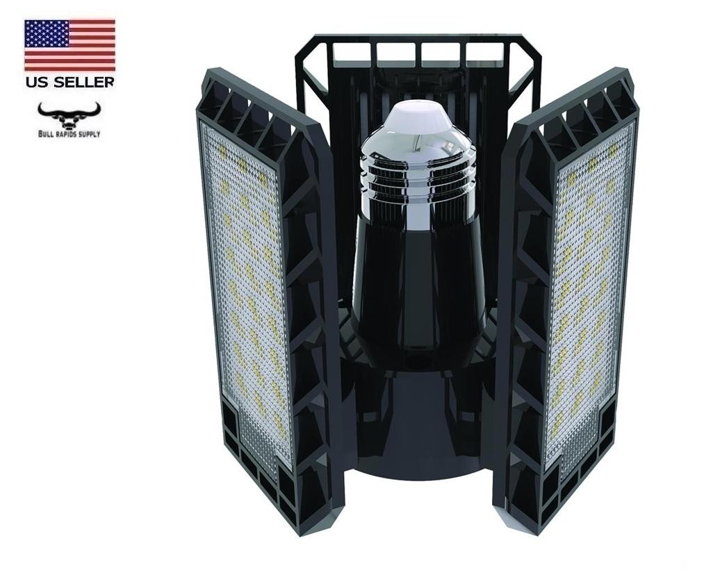3-Panel E26 5000K Daylight LED Light Bulb 3000 Lumen 50,000 Hour Lifespan gallery