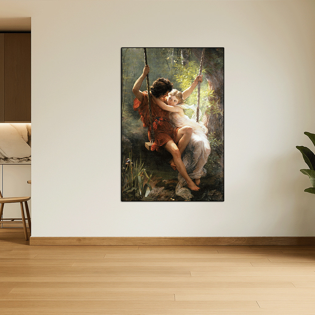 Springtime – Classic Romantic Art Area Rug gallery