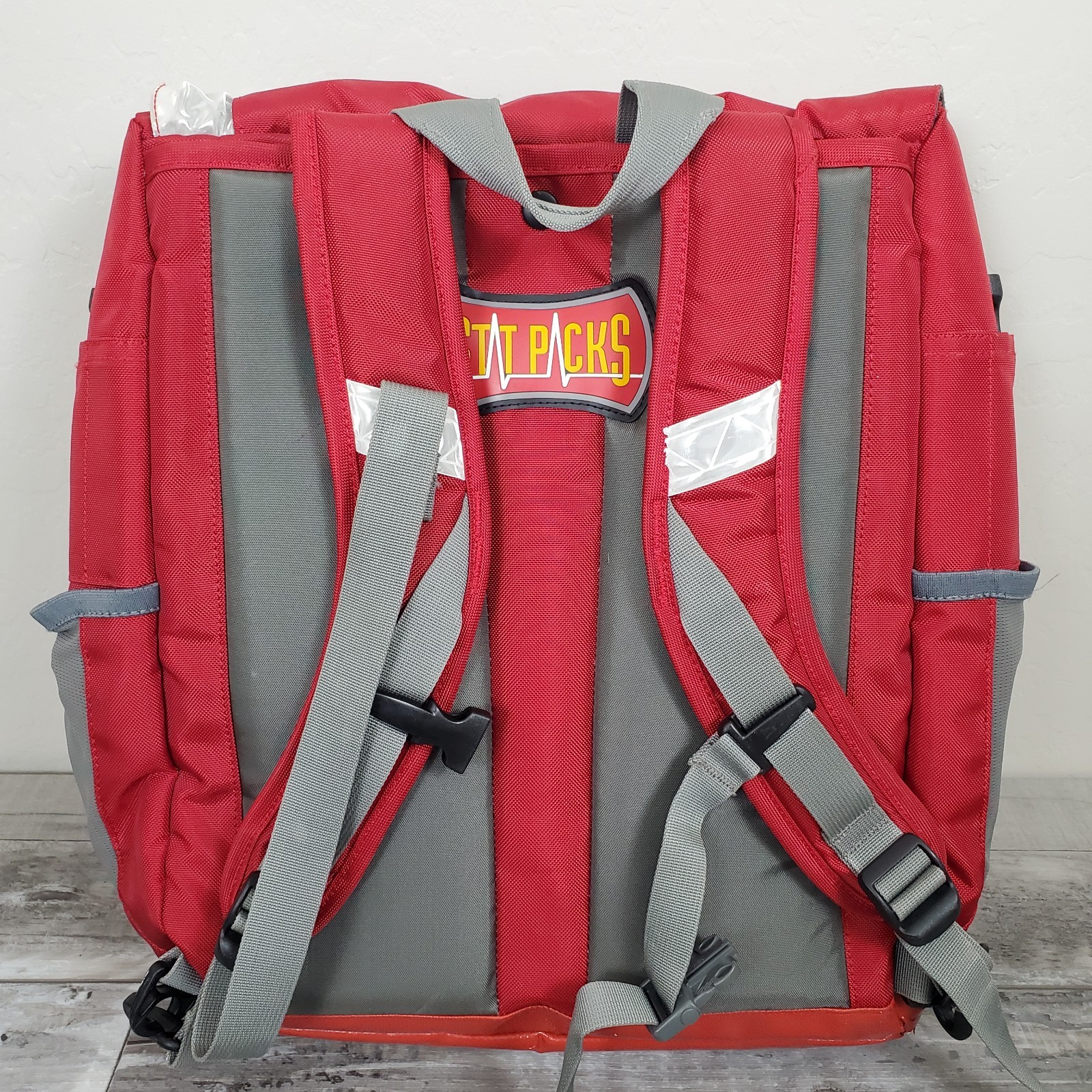 StatPacks EMS Medic Flap Front Red Backpack Bag 3