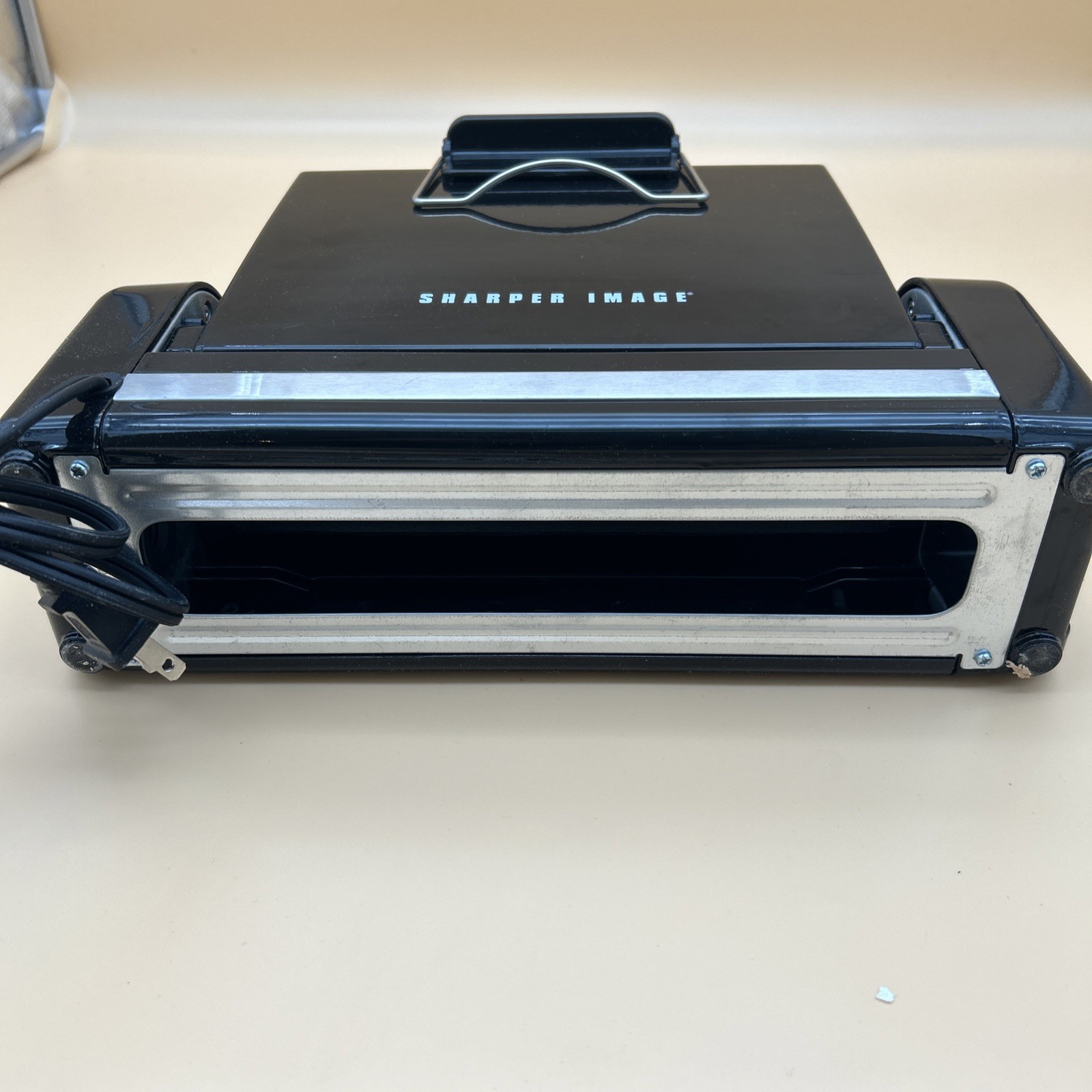 Sharper Image The Bacon Express Toaster 4 Slice Breakfast Maker Black gallery