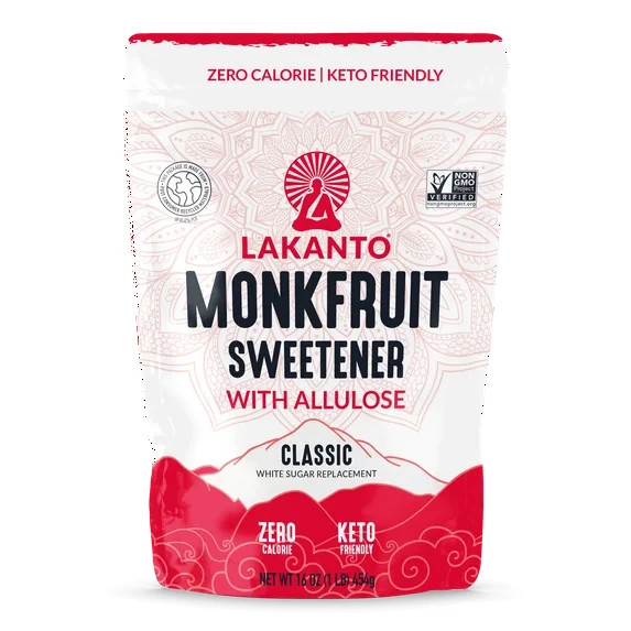 Lakanto Classic Monk Fruit Sweetener with Allulose, 1 lb, 1 Count gallery
