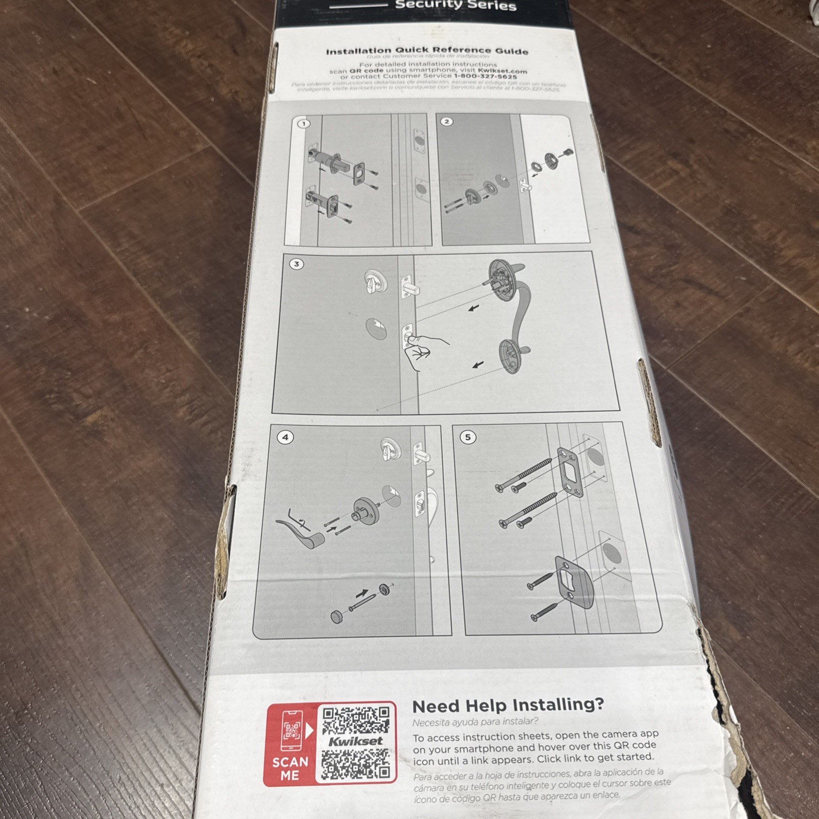 Kwikset Amador Front Entry HandleSet Hollis Lever Matte Black Deadbolt 96870-165 gallery