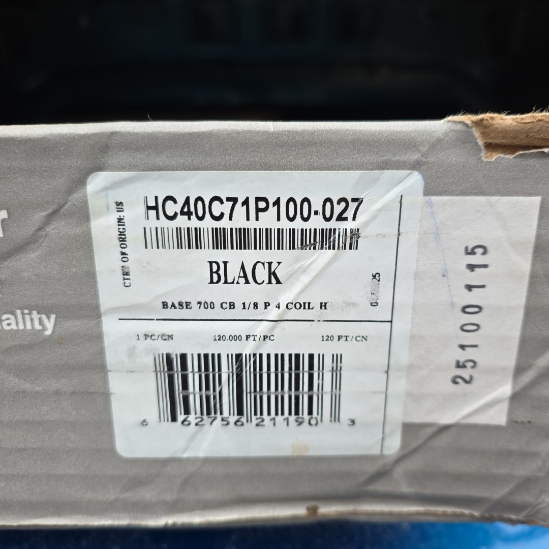 Roppe 700 Series TPR TP Rubber Wall Base – 4" x 120" x 1/8" – Black - Commercial gallery