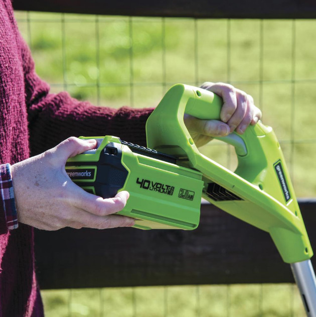 Cordless String Trimmer Edger Yard Weed Eater Wacker w/ 40-Volt Battery Charger gallery
