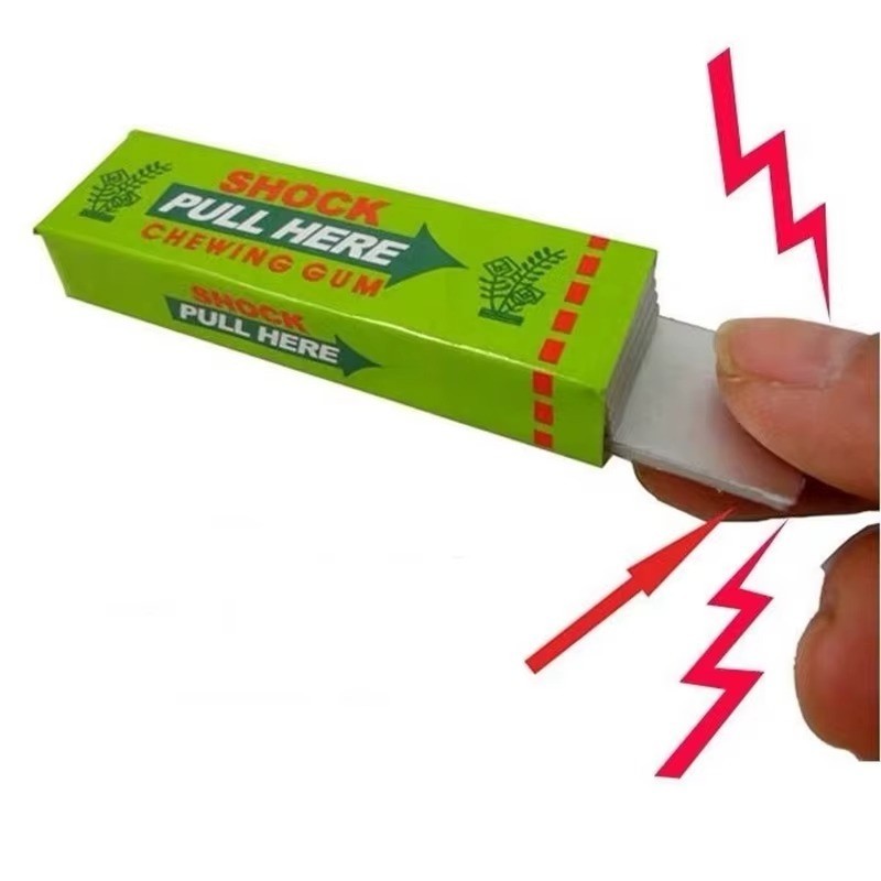 Electric Shock Chewing Gum Prank Toy Funny Gag Trick Joke Gift gallery