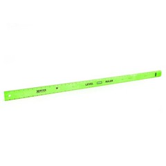 10744 Polystyrene Level Ruler 48″, Precision Measuring and Leveling Tool, Plu…