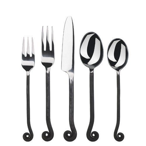 Gourmet Settings (GS) Treble Clef Stainless 20pc Flatware Set (Service for Four) gallery