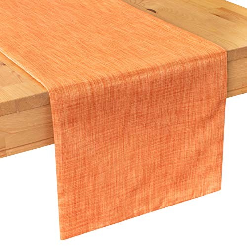 8 People Dining Table (Pack of 1) Fabric Lined | Properly 13x120 inch Orange gallery