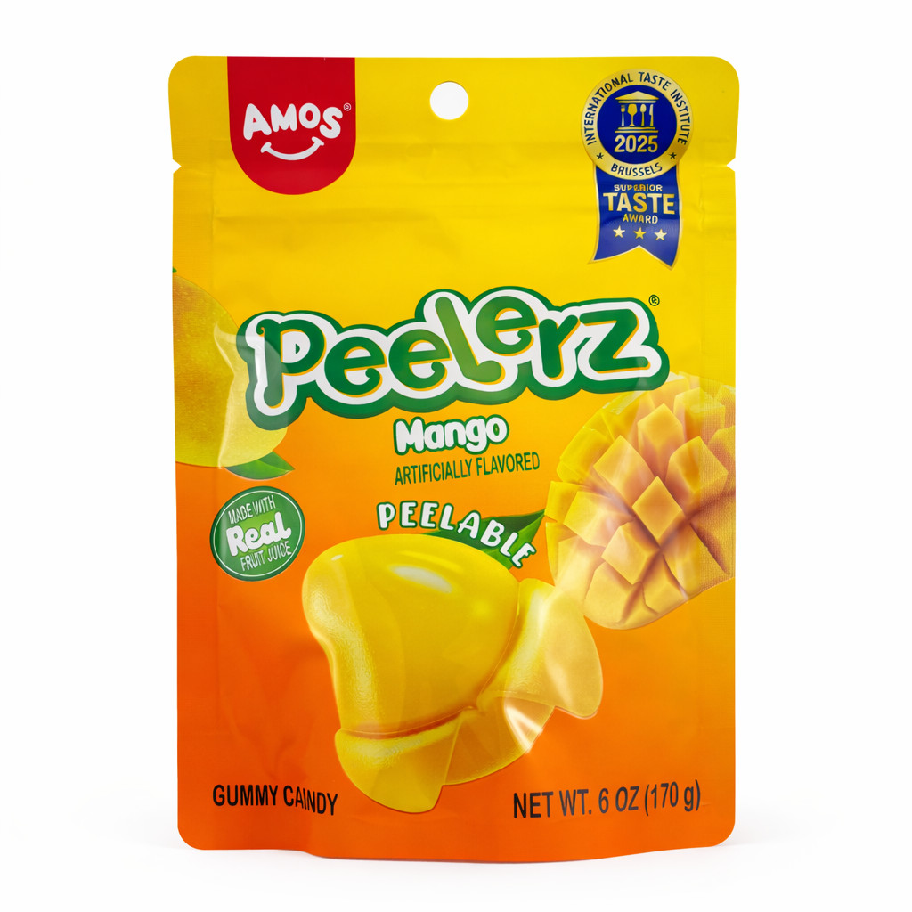 AMOS Peelable Gummy Candy Assorted Flavors To Choose 6 oz Bag gallery
