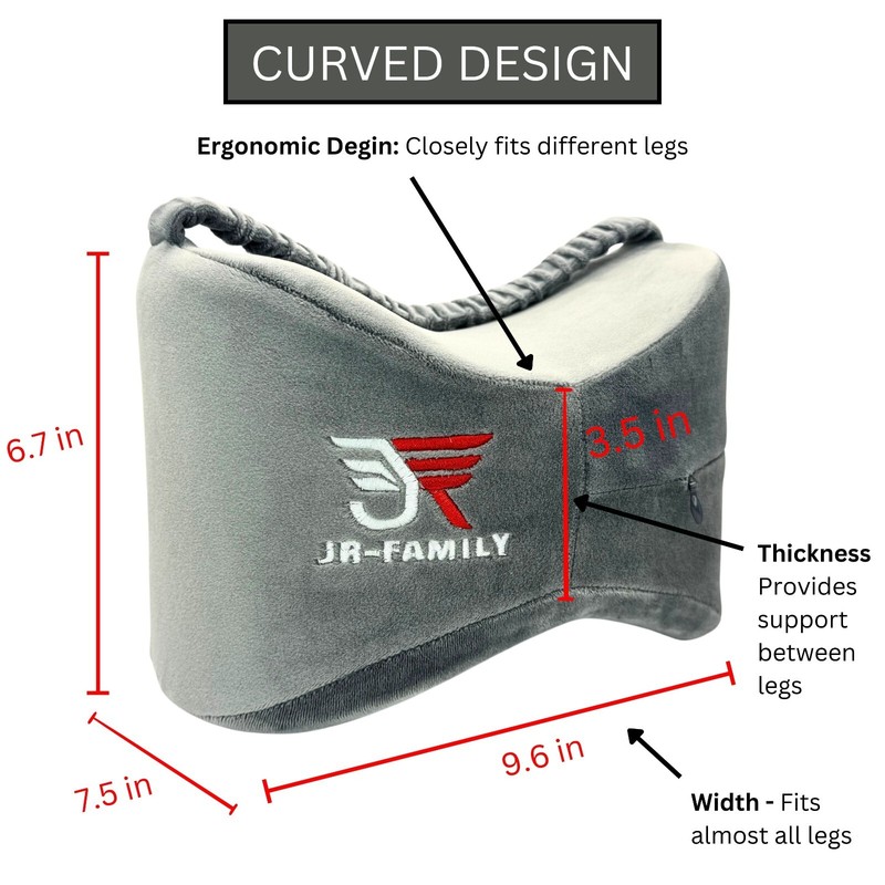 Knee Pillow for Sciatica Memory Foam Pillow and Knee Pillow for Side Sleepers gallery