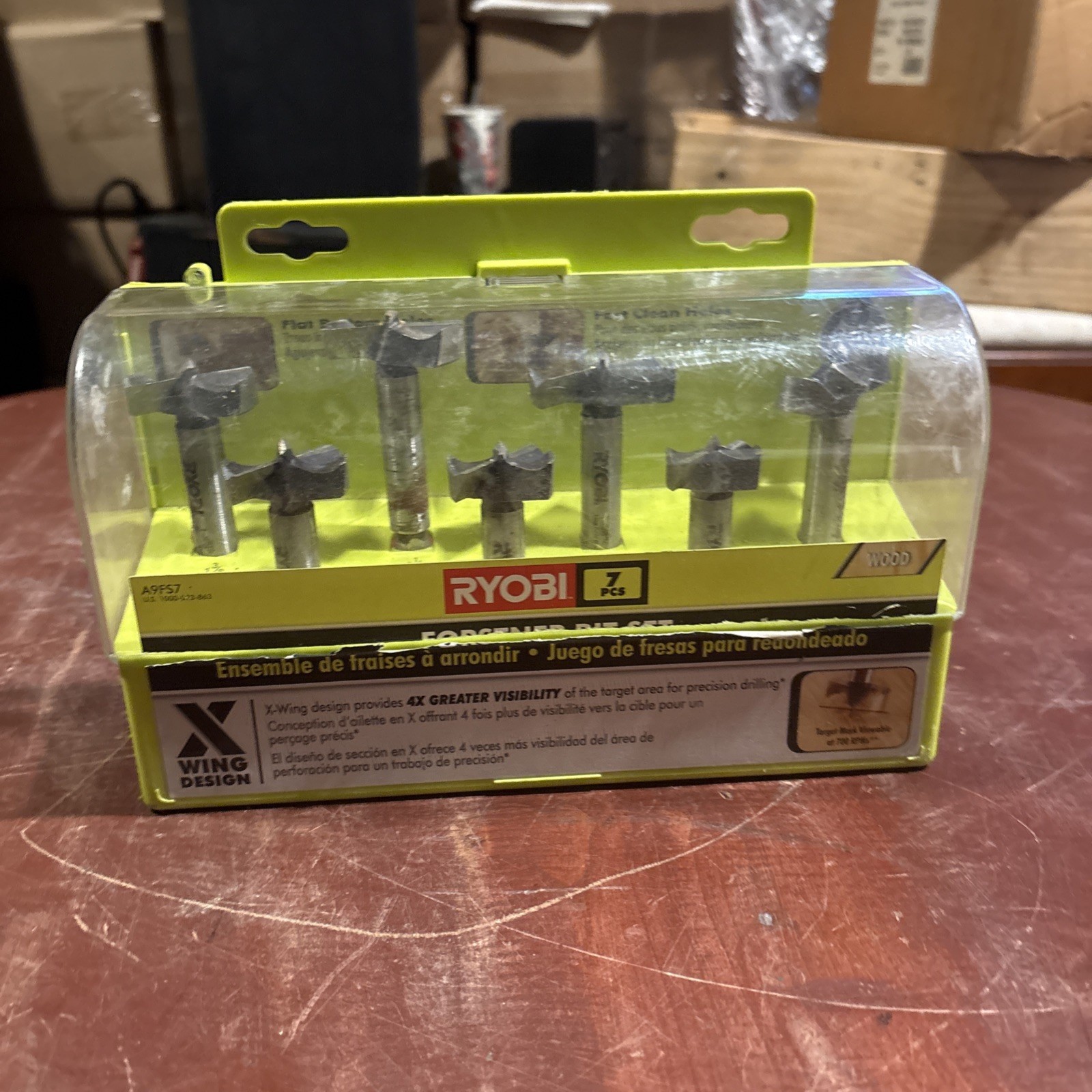 RYOBI A9FS7 Forstner Bit Set 7 Pieces With Hard Case P7 gallery
