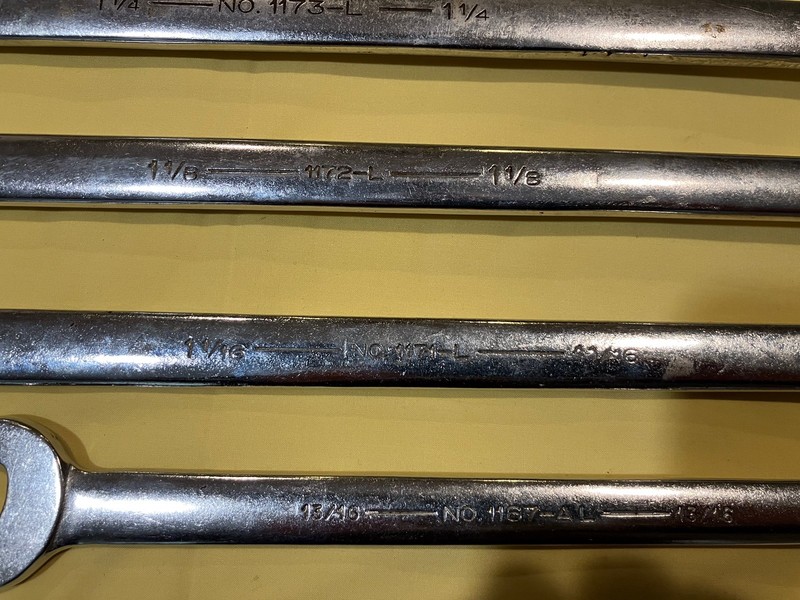 ARMSTRONG TOOLS COMBINATION 6 PIECE WRENCH LOT 1 7/16”-13/16” SIZE #1176L-1167AL gallery