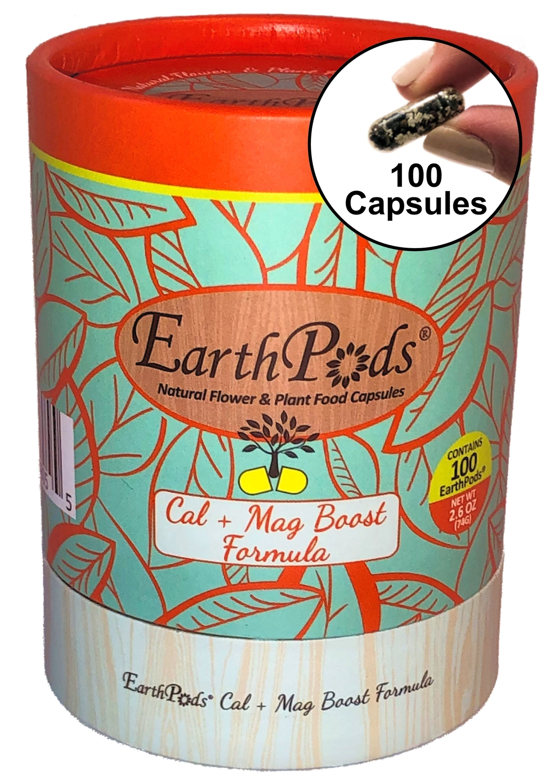 EarthPods® CAL + MAG BOOST Organic Plant Food Spikes (100 Fertilizer Capsules) gallery