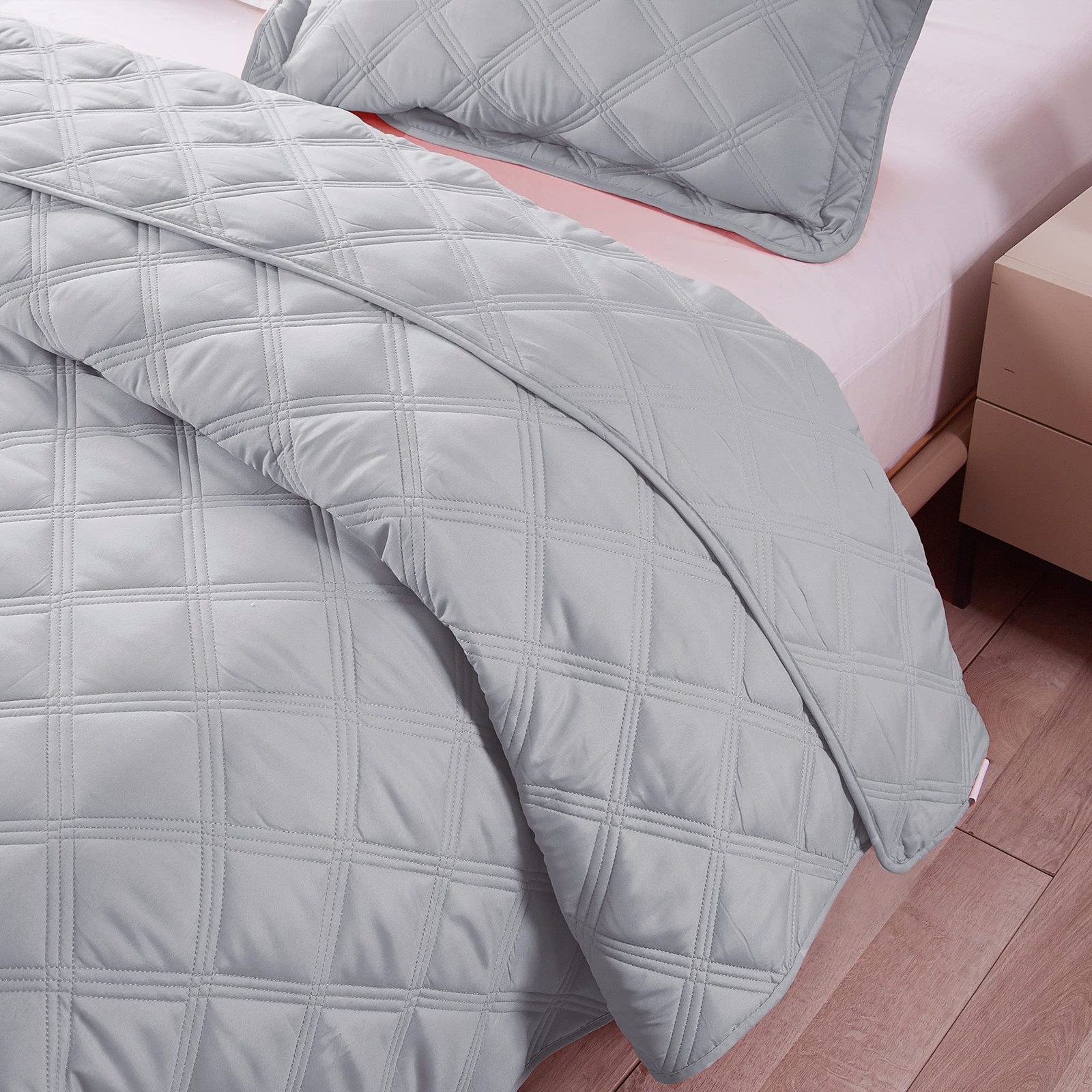 Home Soft Things 3 Piece Charleston Down Alternative Quilted Bed Spread Set gallery