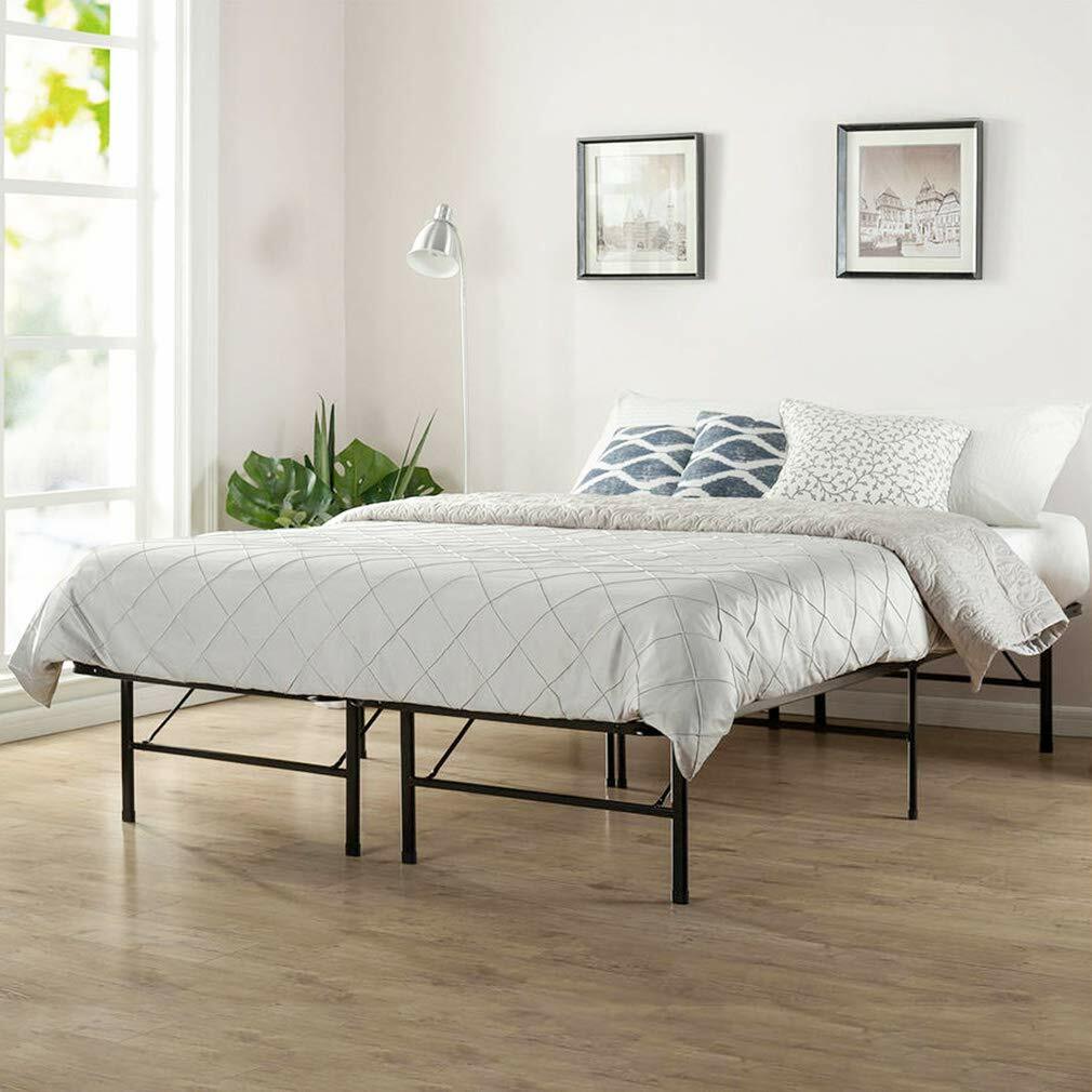 New Modern Bi-Fold Folding Platform Metal Bed Frame Mattress Foundation BF gallery