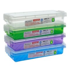 Lot of 2 PLASTICO Rectangular Container with Clip-Lock Lid FREE SHIPPING