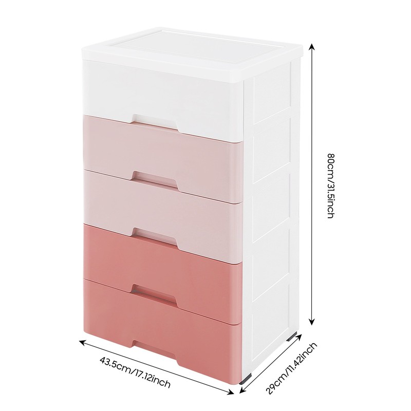 Cupboard 5layer Storage Drawers Storage Cabinet Bedroom Clothes Toys Storage Set gallery