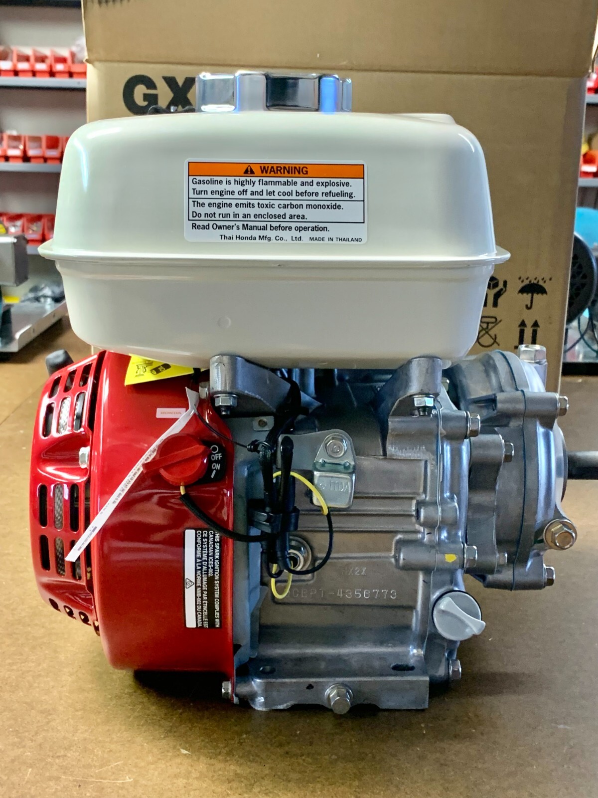 Honda Engine GX160UT2HX2 Horizontal OVH Engine 160 cc 4.8 HP 6:1 Gear Reduction gallery