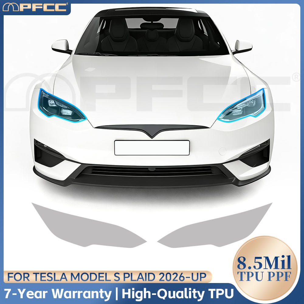 Full Car For Tesla Model S Plaid 2026-UP Precut Paint Protection Film 8.5Mil TPU gallery