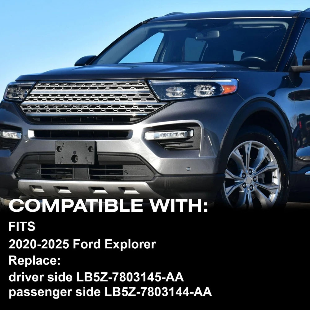 A Pillar Trim Compatible with 2020-2025 Ford Explorer,Window Windshield Moldi... gallery