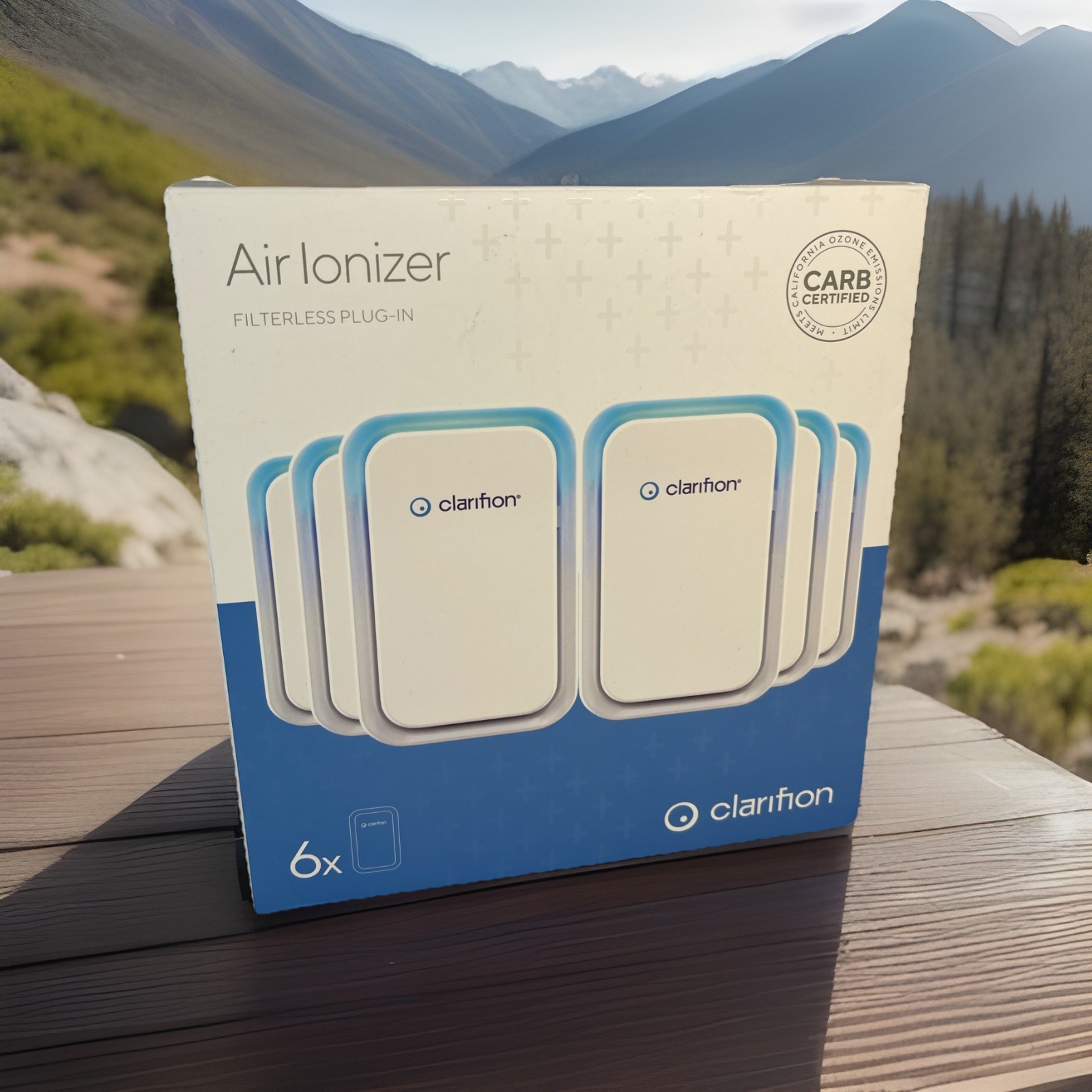 Clarifion 6-Pack GL-139 Filterless Air Ionizers for Home Negative Ion Filtration gallery