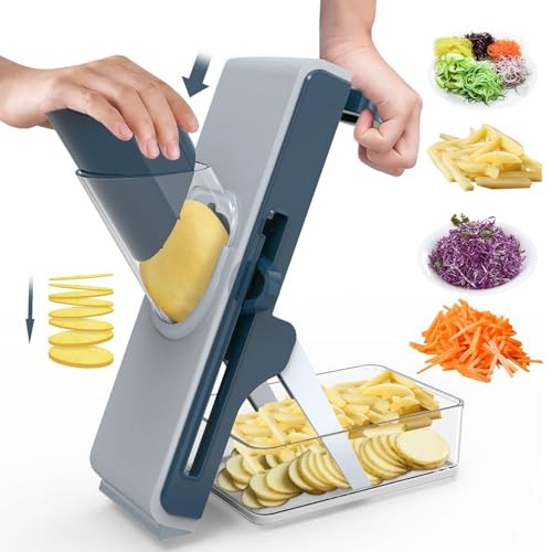 DAYIH SAFE MANDOLINE SLICER FOR KITCHEN - MULTIFUNCTIONAL VEGETABLE SALAD CUTTER gallery
