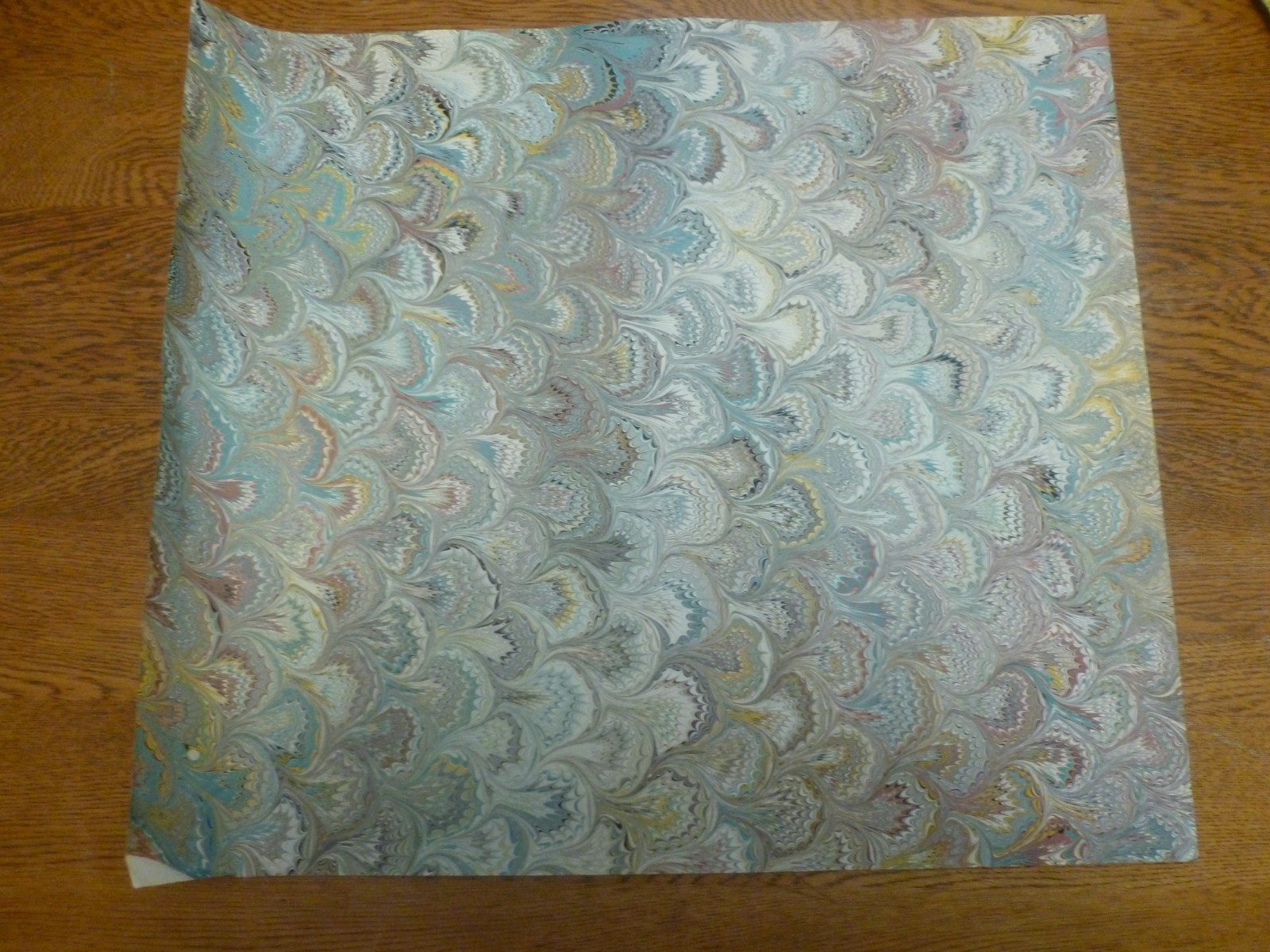 Victorian Style Hand-Marbled Paper Assorted Size Sheets & Colors gallery