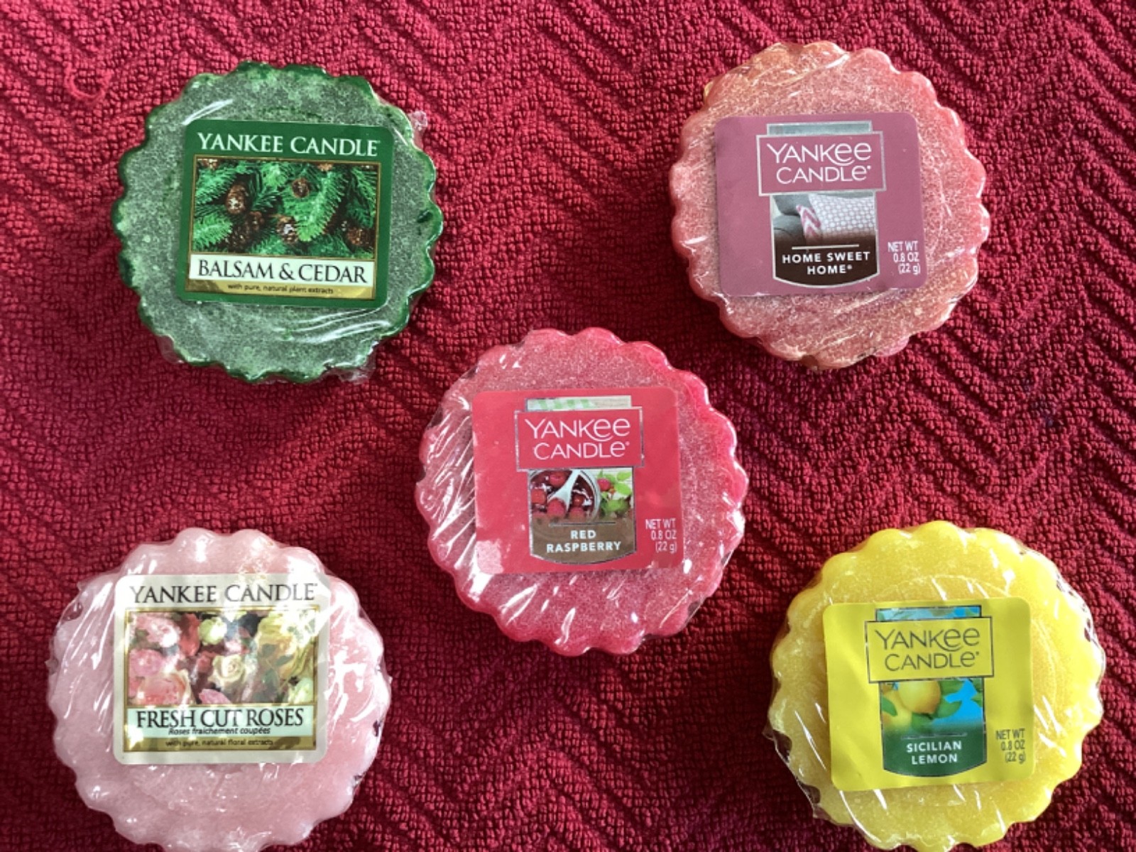 Yankee Candle New Sealed Assorted HTF Lot of 5 Discontinued Wax Tart Melts gallery