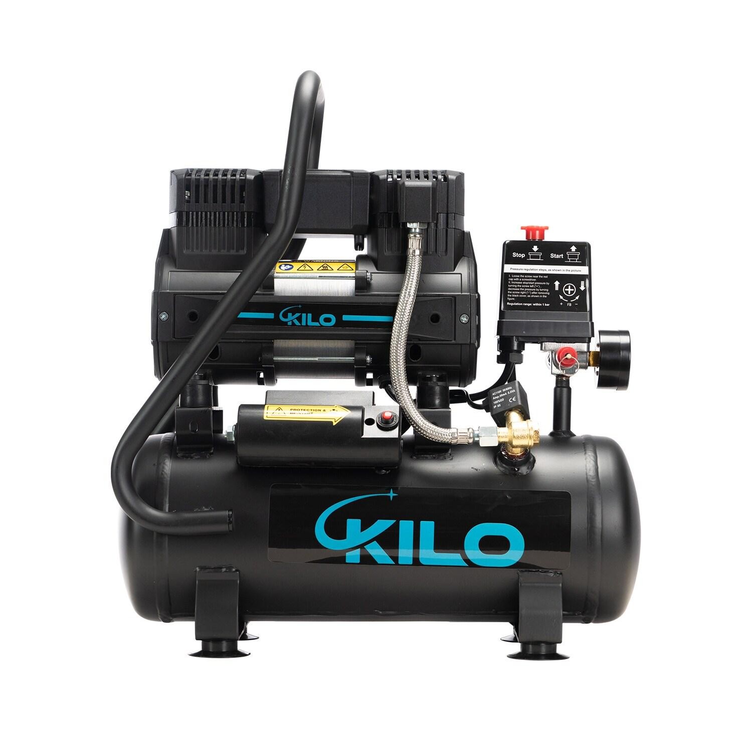 2 Gallon Oil Free Air Compressor, 1.0HP, Max.115 PSI Pressure, 65dB Ultra Quiet gallery