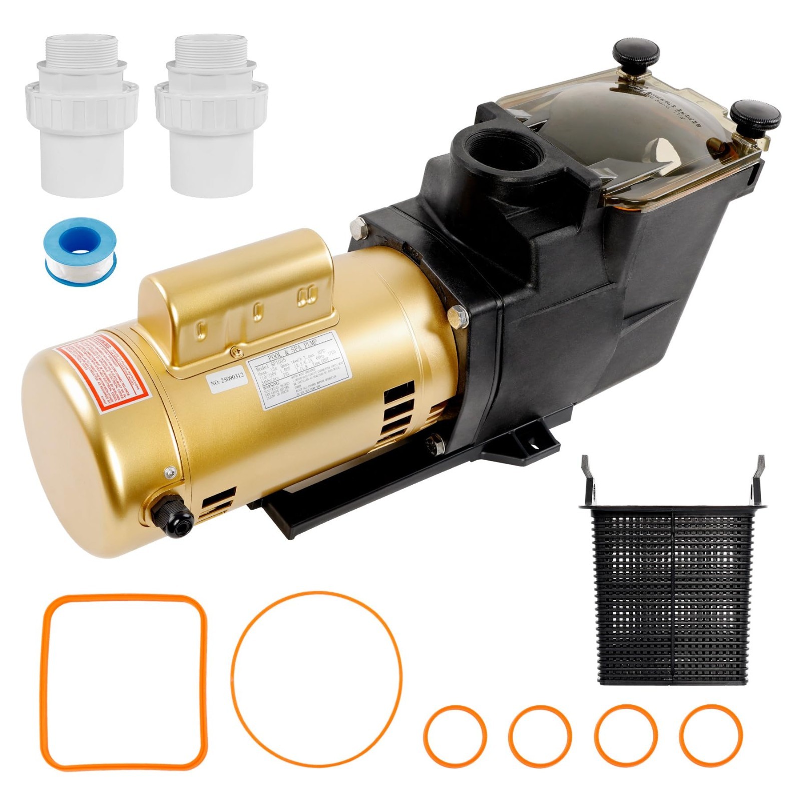 Single Speed Super Pump for Hayward SP2607X10 Pool Pump W3SP2607X10 gallery