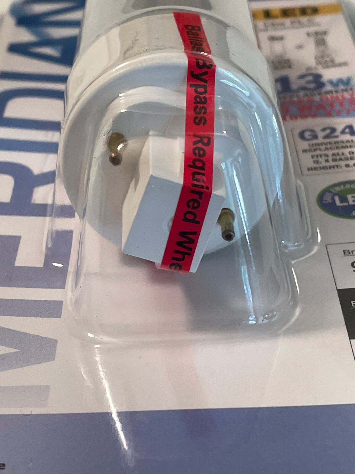 Meridian - 13W Equivalent Bright White (4000K) PL-C Non-Dimmable LED-13183 - NEW gallery