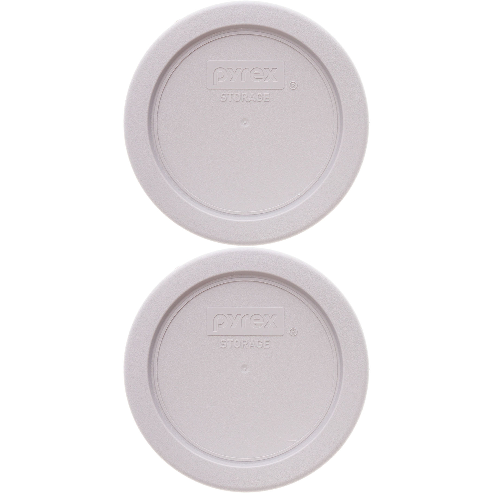 Pyrex 7202-PC 1-cup Sleek Silver Food Storage Lids - 2 Pack Made in the USA gallery