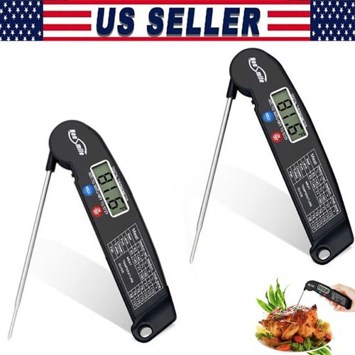 Instant Read Digital Meat Thermometer BBQ Grill Smoker For Kitchen Food Cooking gallery