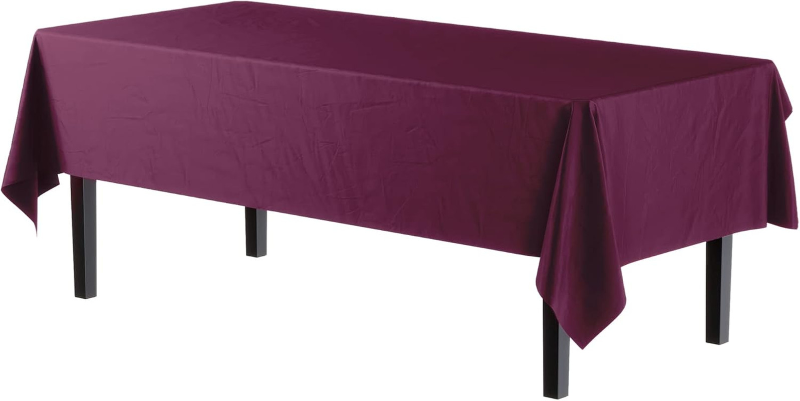 Party Solids 6-Pack Premium Plastic Tablecloth 54in. x 108in. Rectangle Plastic gallery