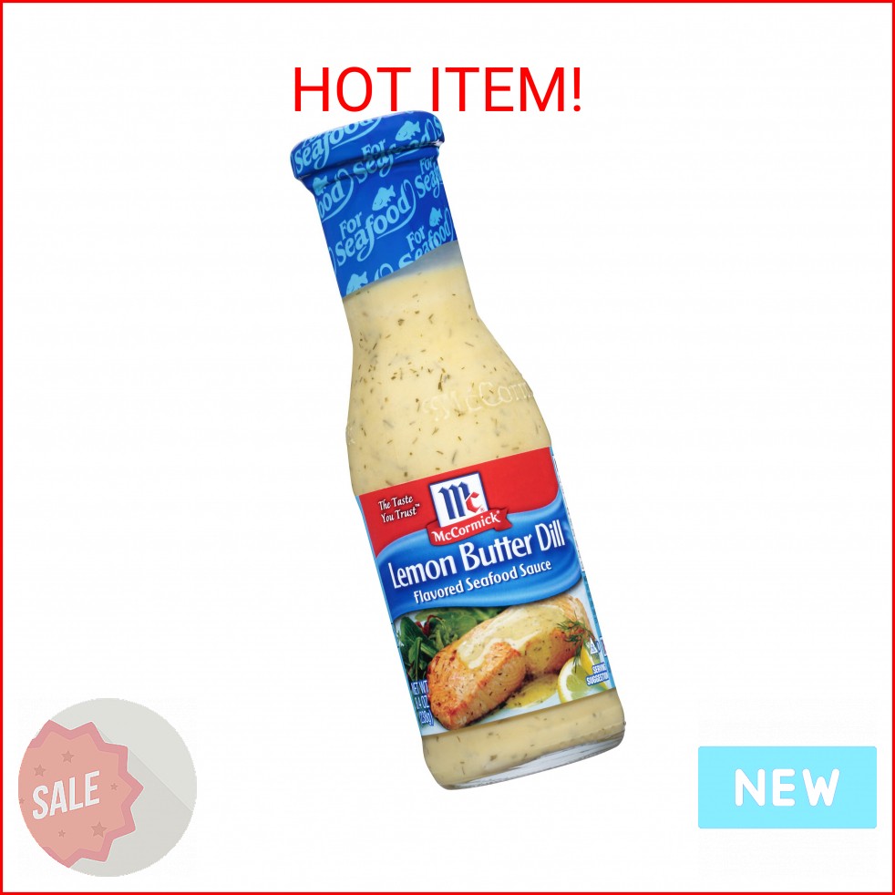 McCormick Lemon Butter Dill Flavored Seafood Sauce, 8.4 oz gallery