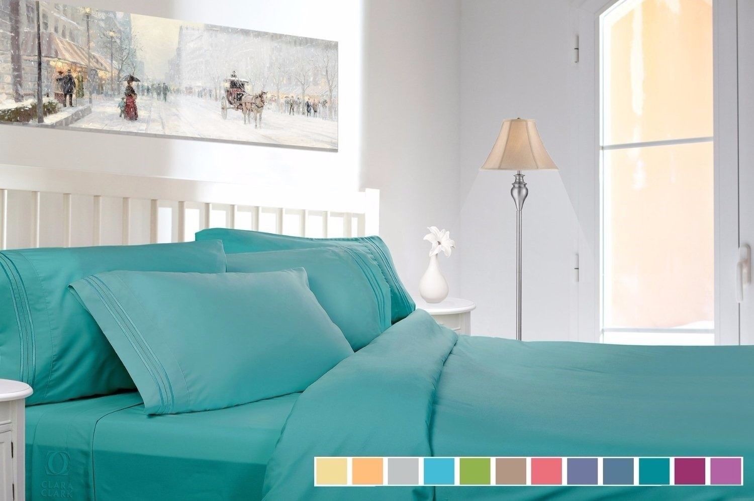 1800 Collection 4 Piece Deep Pocket Bed Sheet Set - Exclusive Spring Collection! gallery