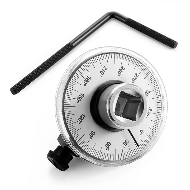 1/2 Inch Torque Wrench Angle Gauge Tool, 360° Adjustable 1/2" Drive Torque meter gallery