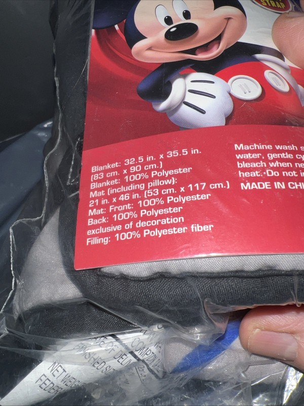 Disney Junior Mickey Mouse Toddler’s Nap Mat By NoJo (NEW) Carry Strap gallery