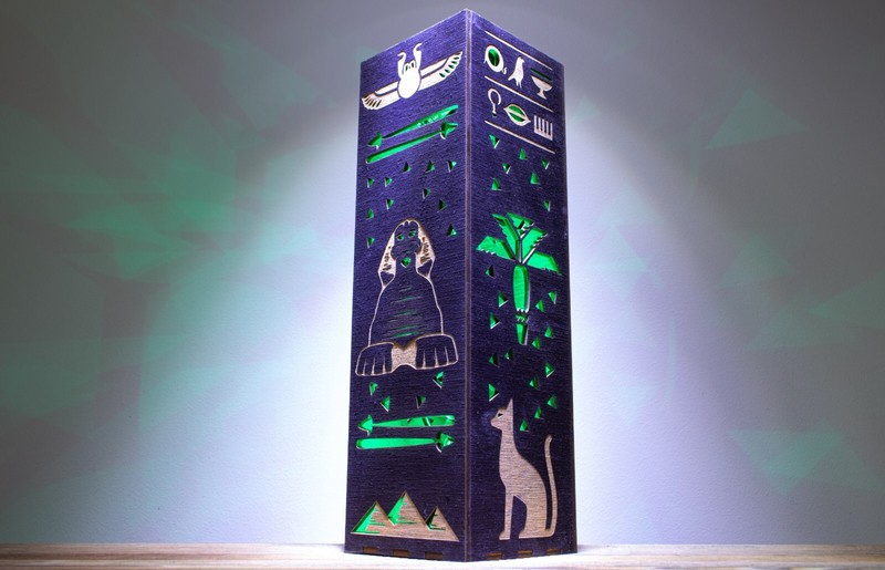 Sphinx Pyramid Night Lamp | Ancient Egypt Design Lantern gallery