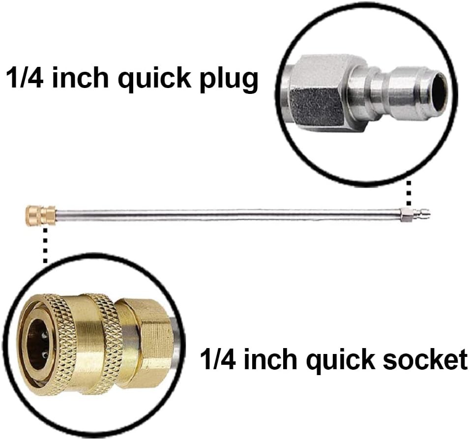 Pressure Washer Extension Wand, 17 Inch Stainless Steel, Power Lance, 2 Pack gallery