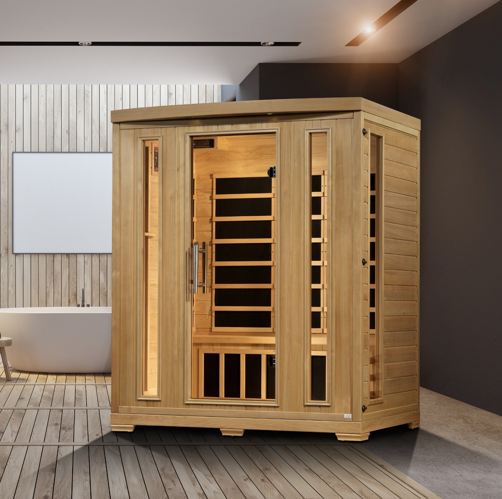 Pro 6 Melanie 3 Per Near Zero EMF FAR Infrared Sauna (Dynamic Saunas) gallery