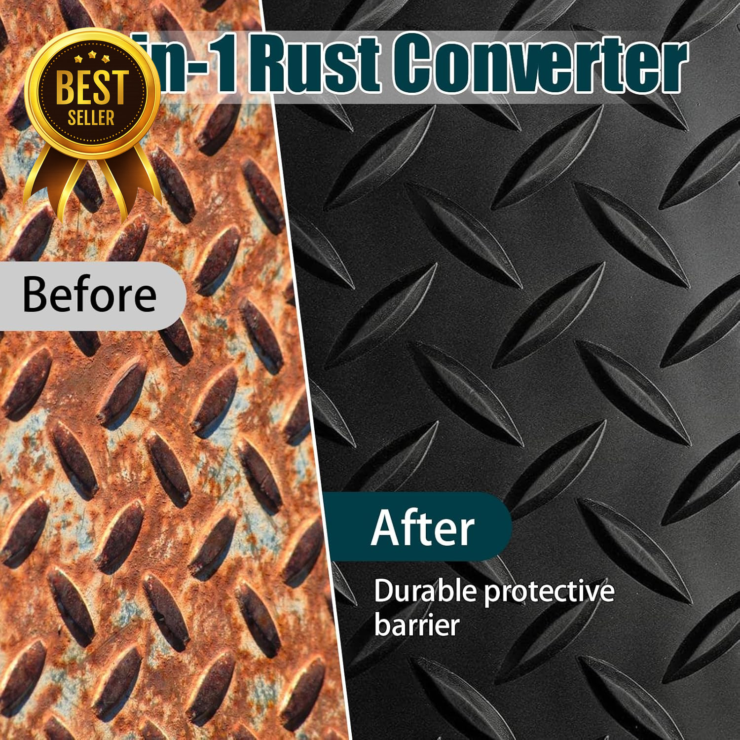 2-in-1 Rust Converter Metal Primer Anti Rust Coating Paint 35 Oz gallery