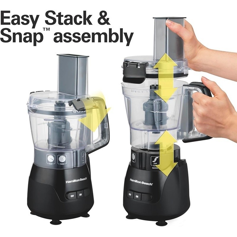 Compact 4 Cup Food Processor Smoothie Blender Chopper Leak Proof Bowl Quad Blade gallery