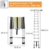 Liguvcy Telescoping Extension Ladder 12.5 Ft Folding Telescopic Aluminum gallery