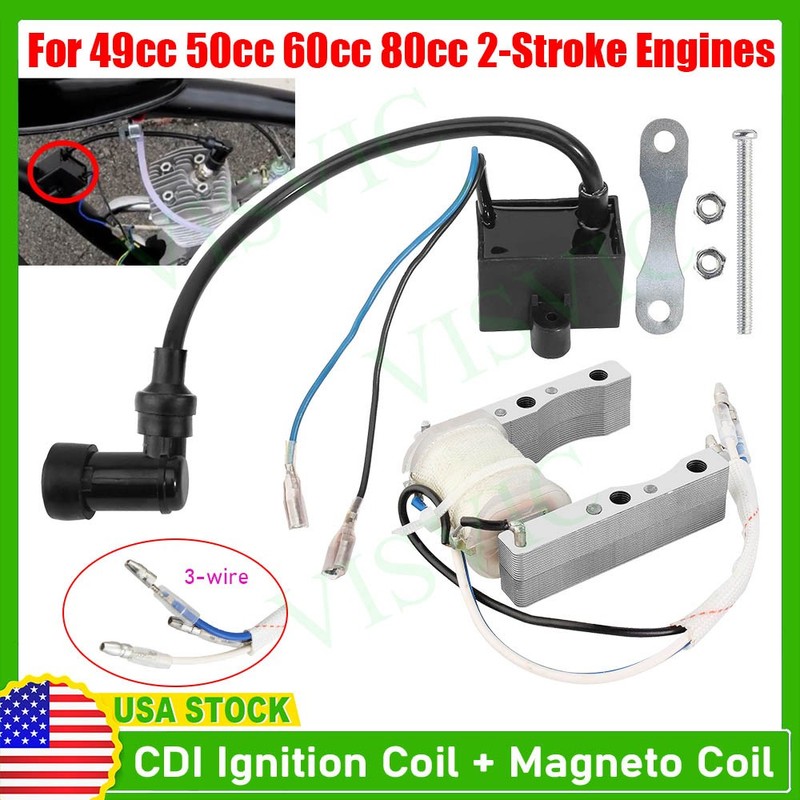 Ignition Coil CDI High Performance For 49cc 60cc 66cc 80cc Motorized Bike gallery