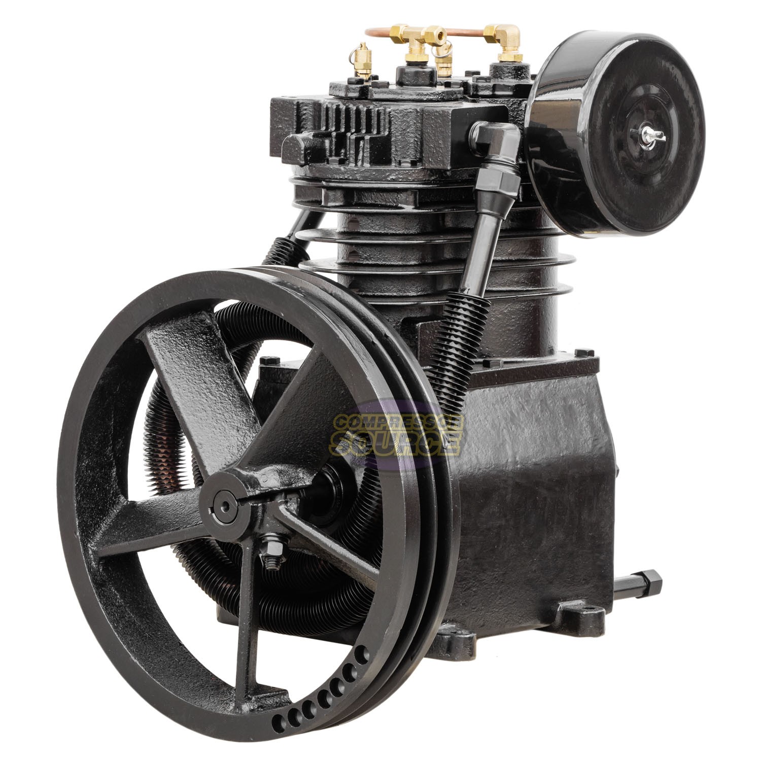 5 HP Replacement Air Compressor Pump 2 Stage 2 Cylinder 19 CFM w/ Head Unloaders gallery