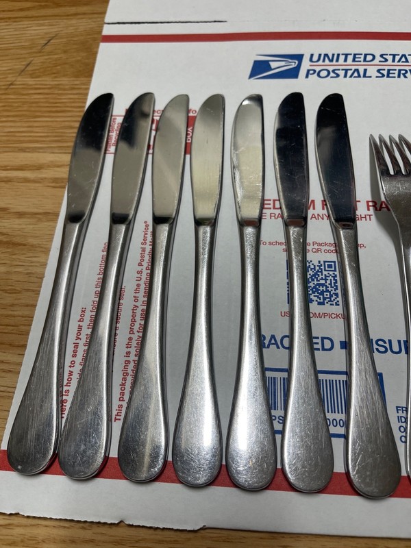 POTTERY BARN PBN7 STAINLESS Flatware Set of 19 Pieces gallery
