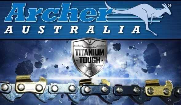 24" Archer Chainsaw Chain TITANIUM FULL CHISEL 3/8".058-84DL gallery